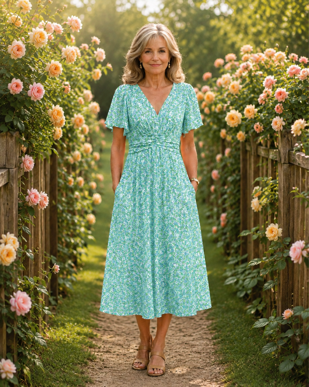 Vert / UK 22 (4XL)