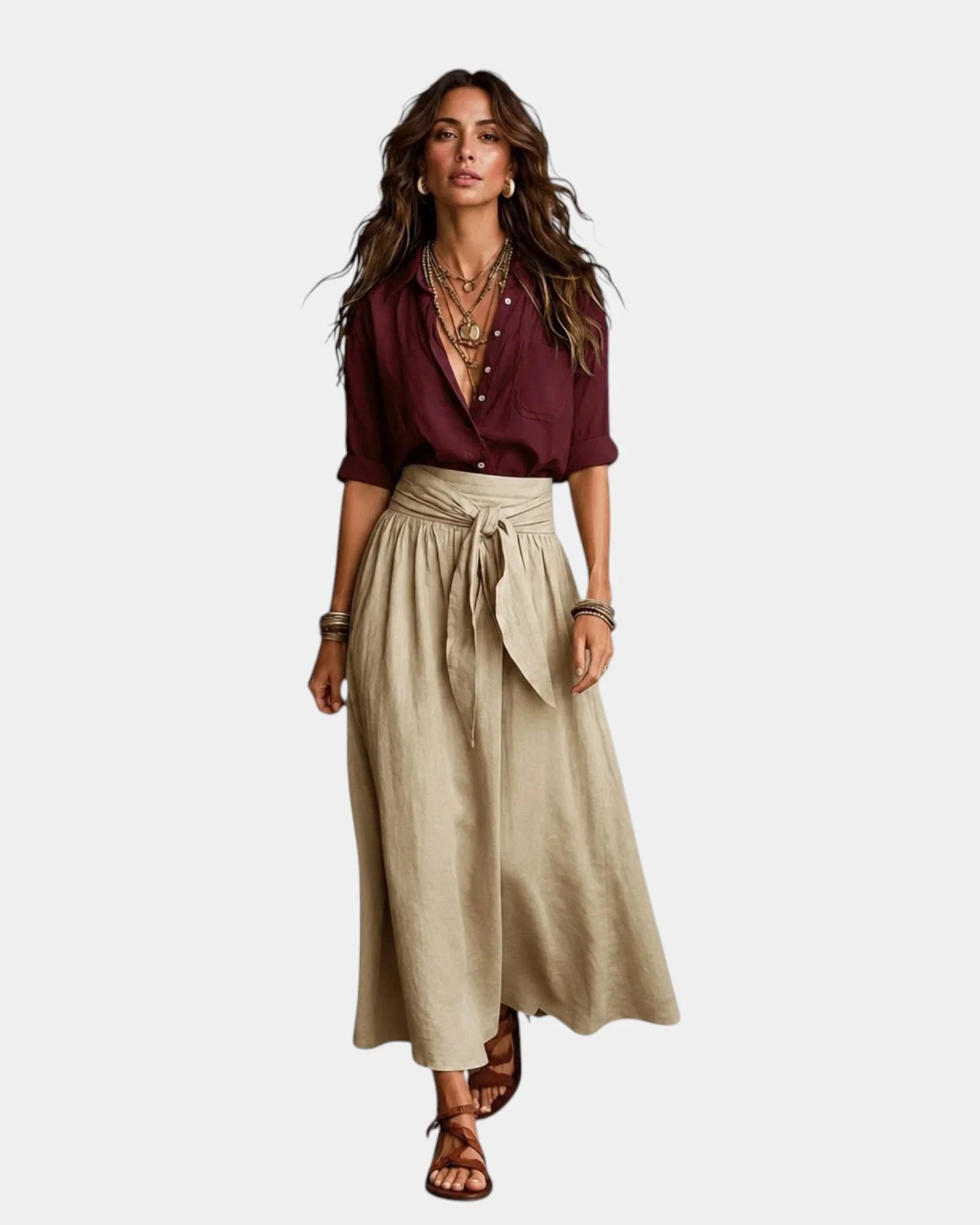 Bordeaux et beige / 18